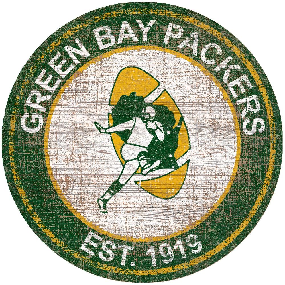 fan creations Green Bay Packers Heritage Logo 24" Circle