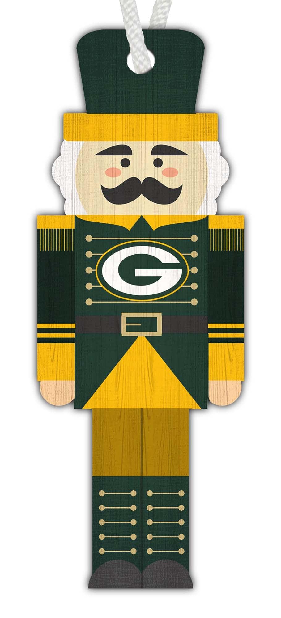 fan creations Green Bay Packers Nutcracker Ornament