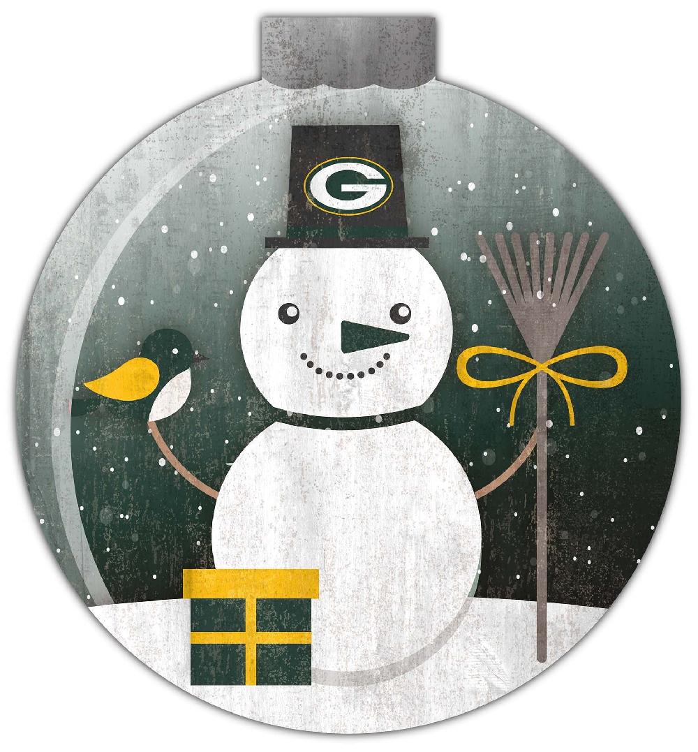 fan creations Green Bay Packers Snowglobe 12in Wall Art
