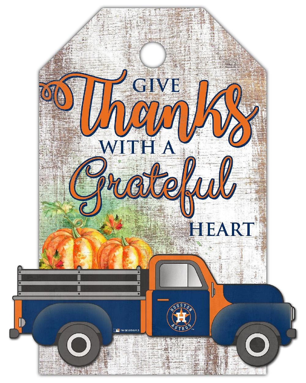 fan creations Houston Astros Gift Tag and Truck 11x19