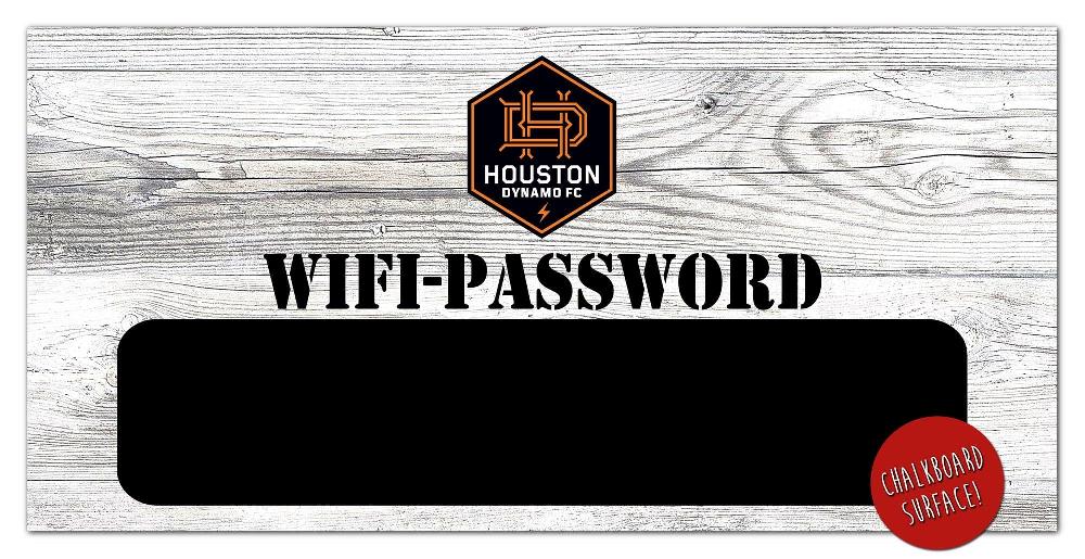 fan creations Houston Dynamo Wifi Password 6x12 Sign