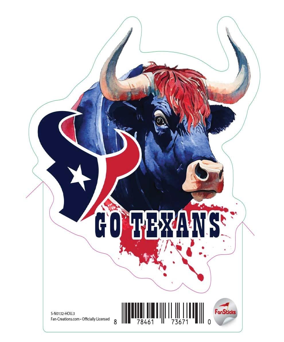 fan creations Houston Texans 3in Decal "Houston Texans"