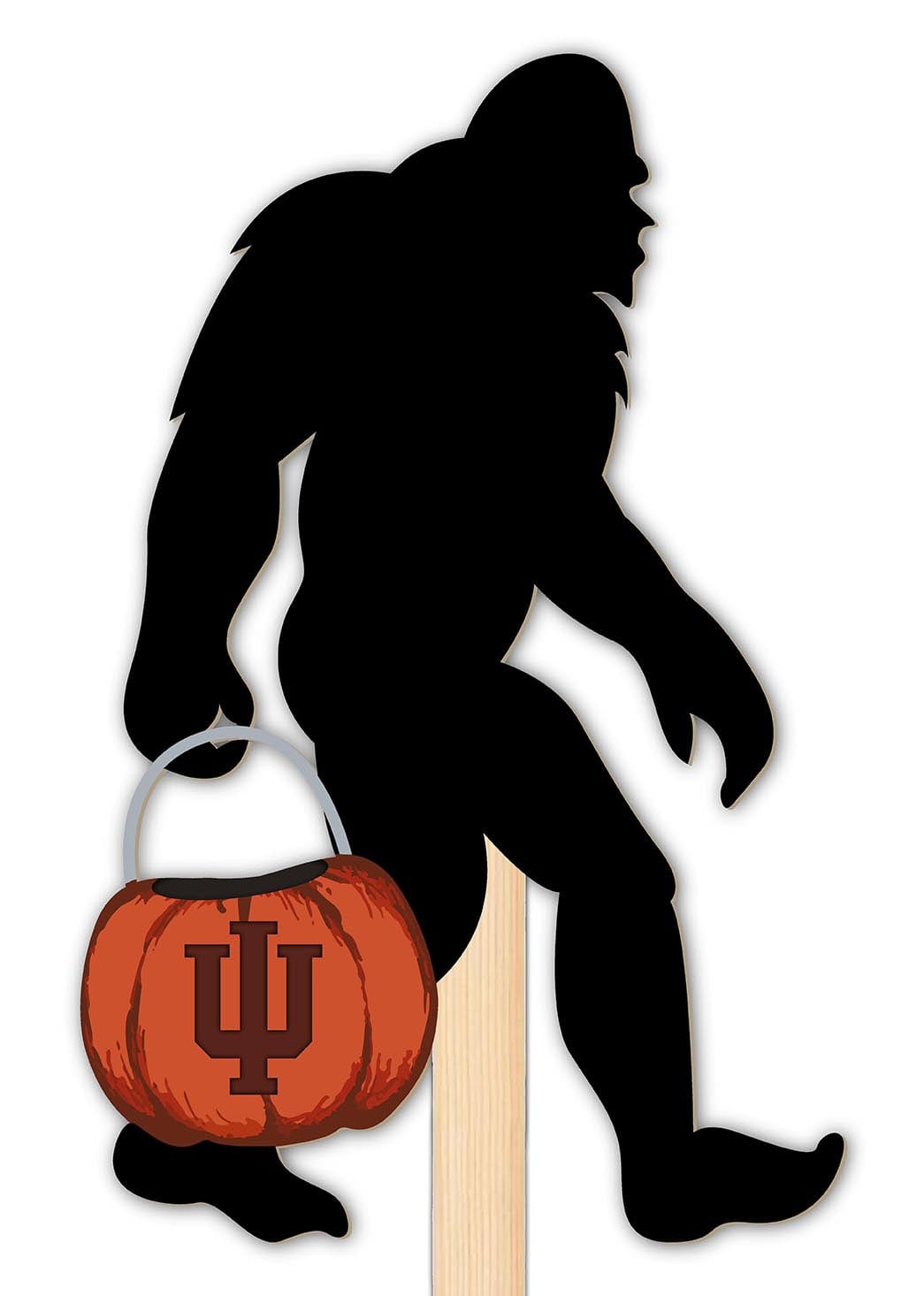 fan creations Indiana Big Foot Halloween Yard Stake