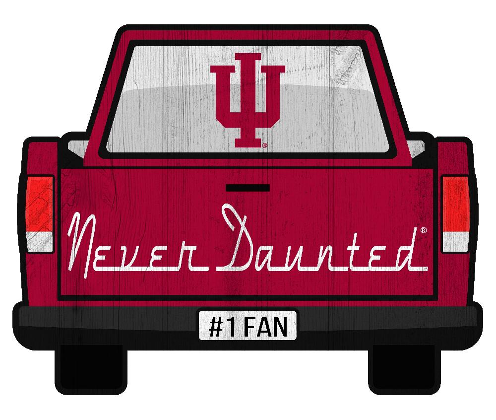 fan creations Indiana Slogan Truck Back Vintage 12in