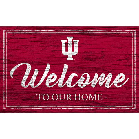 fan creations Indiana Team Color Welcome 11x19 Sign