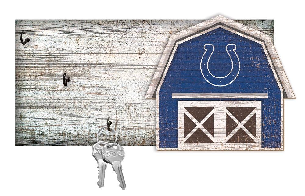 fan creations Indianapolis Colts Barn Keychain Holder