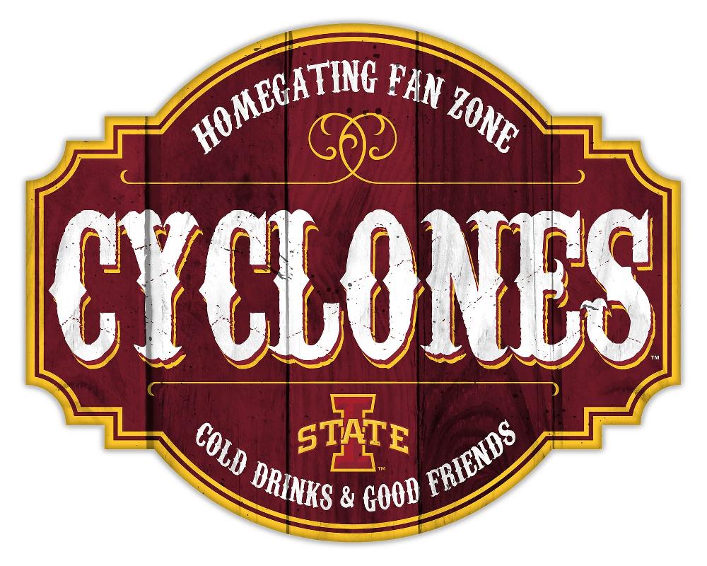fan creations Iowa State Homegating Tavern 24in Sign