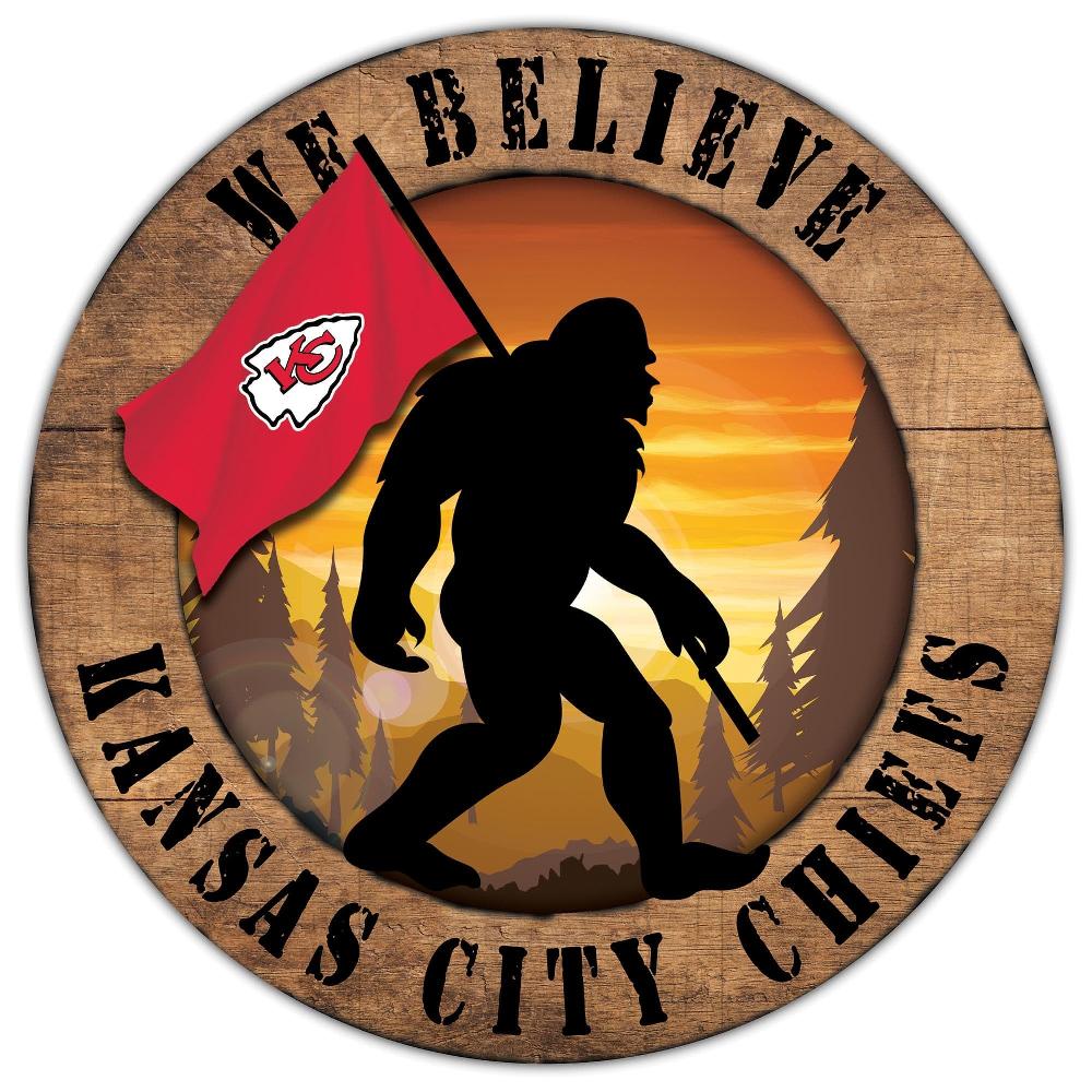 fan creations Kansas City Chiefs Bigfoot 12in Circle