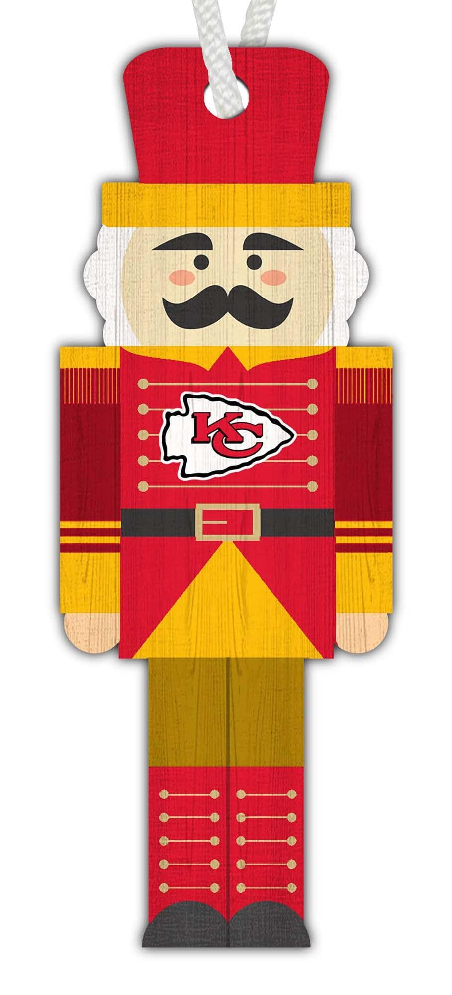 fan creations Kansas City Chiefs Nutcracker Ornament