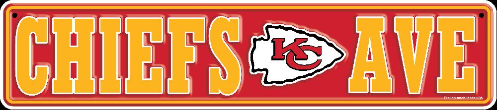 fan creations Kansas City Chiefs Team Boulevard Metal 4x18