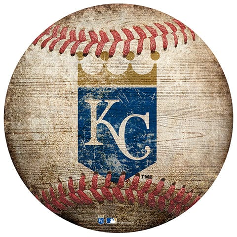 fan creations Kansas City Royals 12" Baseball Shaped Sign