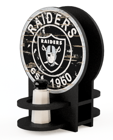 fan creations Las Vegas Raiders Team Circle Napkin Holder