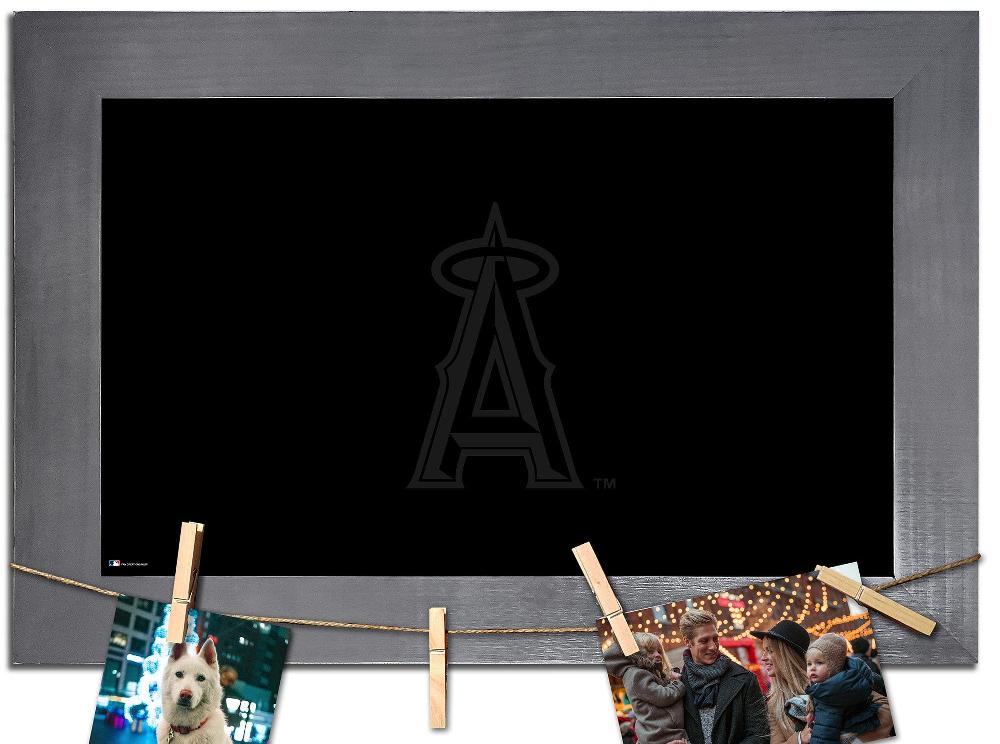 fan creations Los Angeles Angels Blank Chalkboard With Frame & Clothespins
