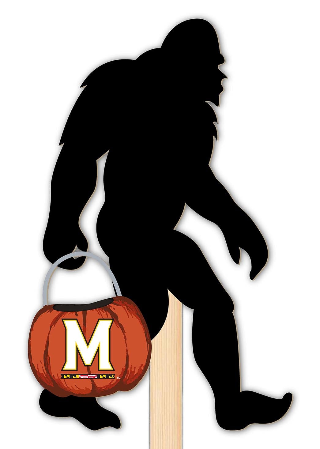 fan creations Maryland Big Foot Halloween Yard Stake