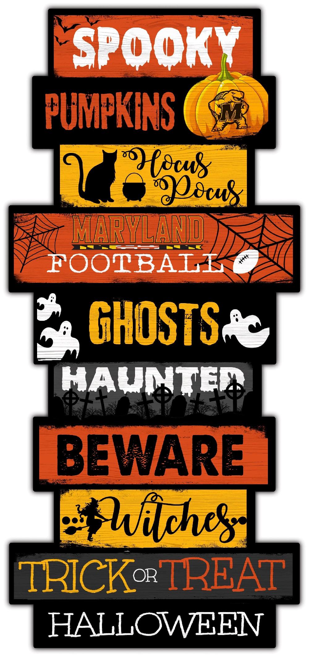 fan creations Maryland Halloween Celebration Stack 24" Sign