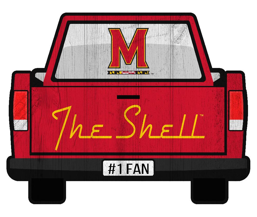 fan creations Maryland Slogan Truck Back Vintage 12in