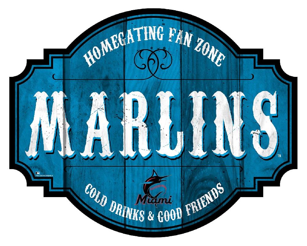 fan creations Miami Marlins Homegating Tavern 24in Sign