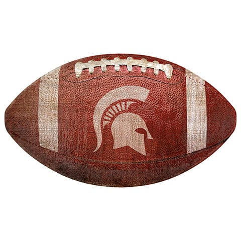 fan creations Michigan State 12" Football Shaped Sign