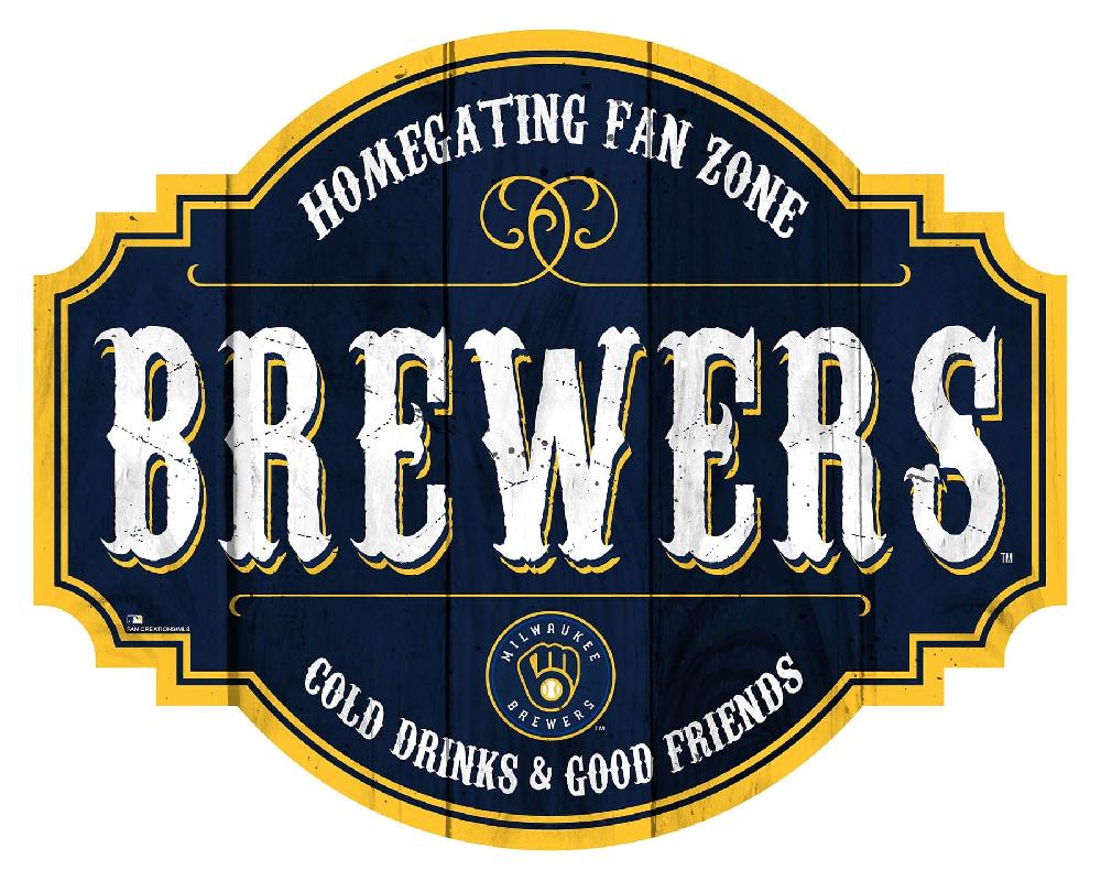 fan creations Milwaukee Brewers Homegating Tavern 24in Sign