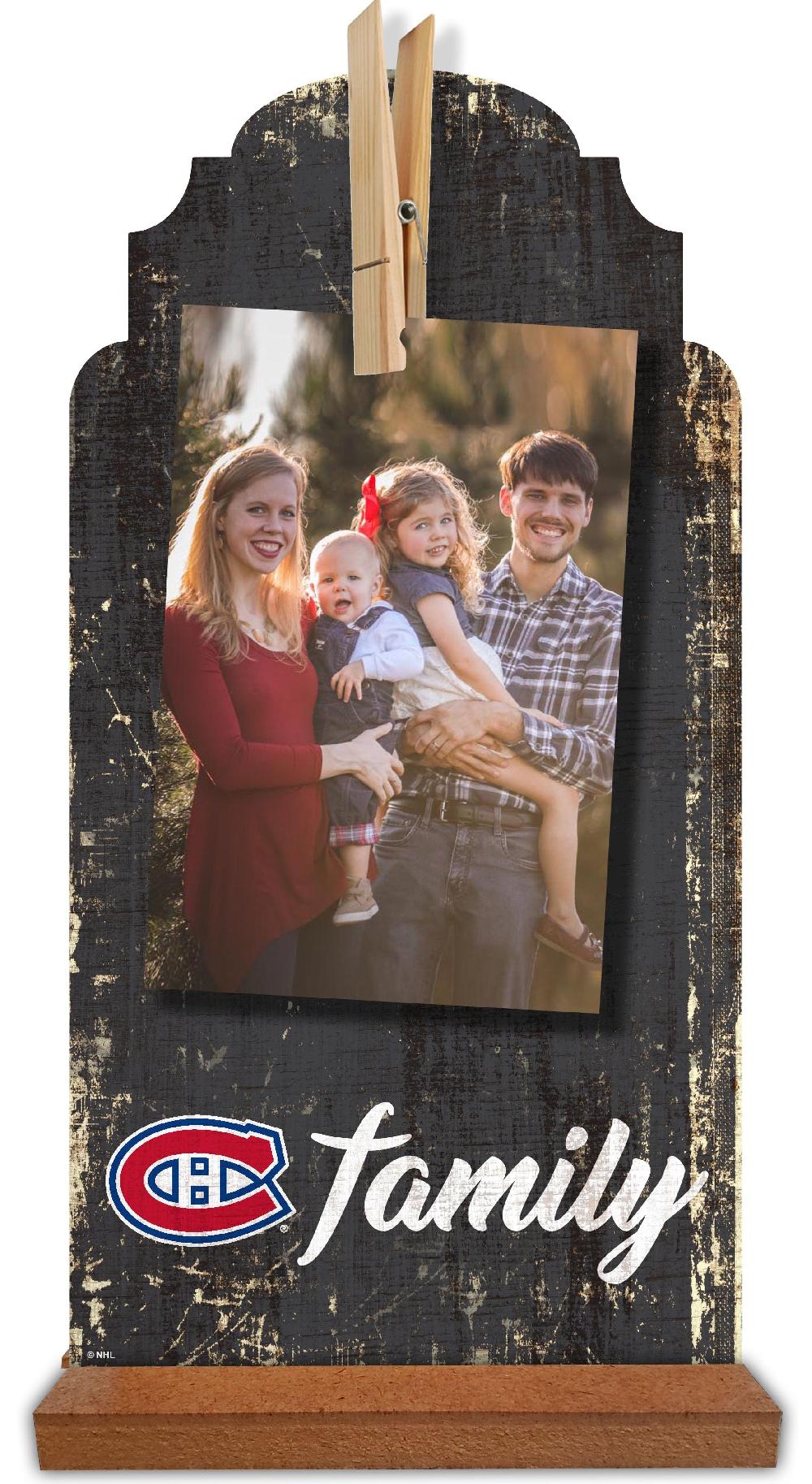 fan creations Montreal Canadiens Family Clothespin 6x12