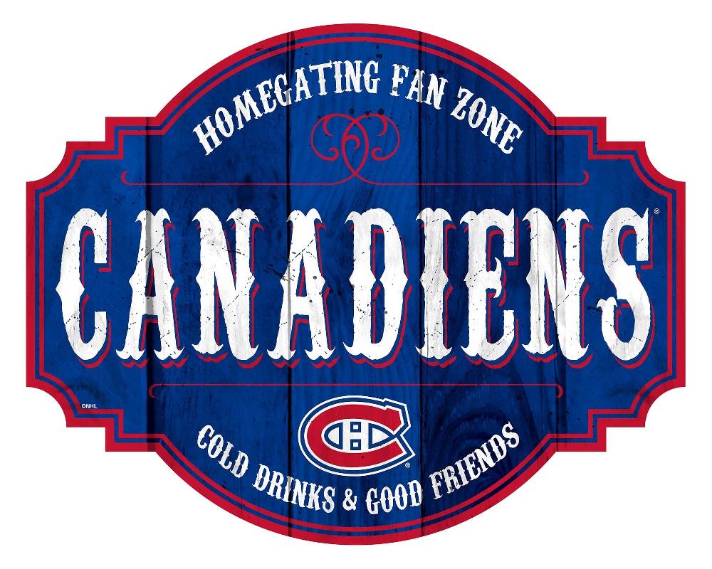 fan creations Montreal Canadiens Homegating Tavern 24in Sign