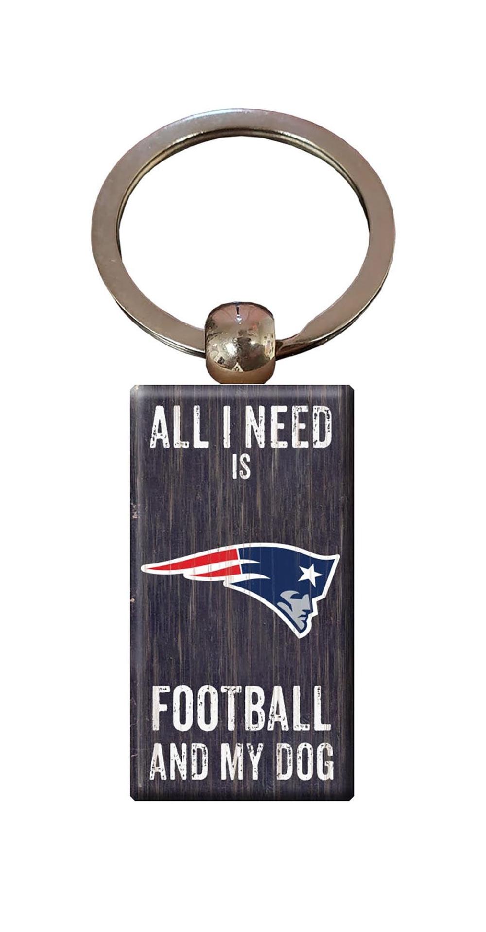 fan creations New England Patriots All I Need Keychain