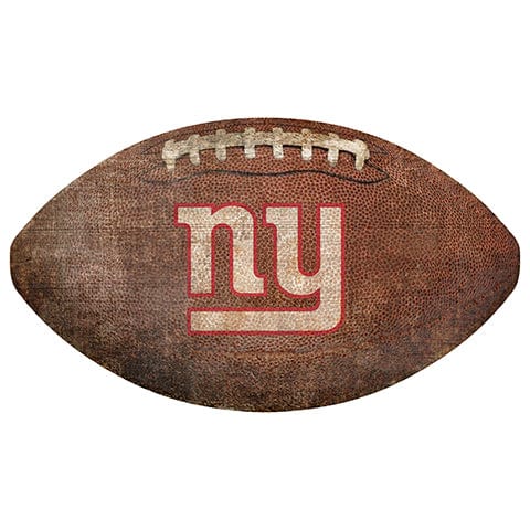fan creations New York Giants 12" Football Shaped Sign
