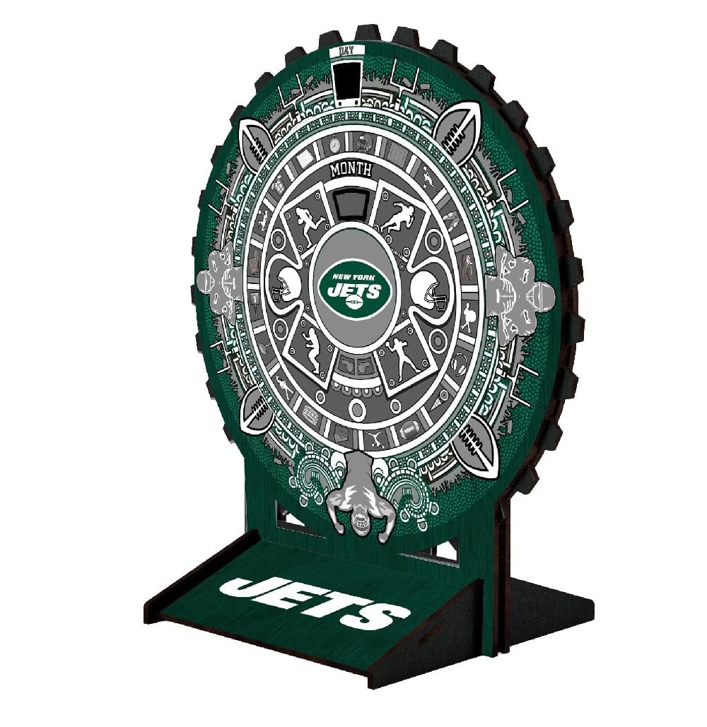 fan creations New York Jets 8in Circle Desktop Calendar