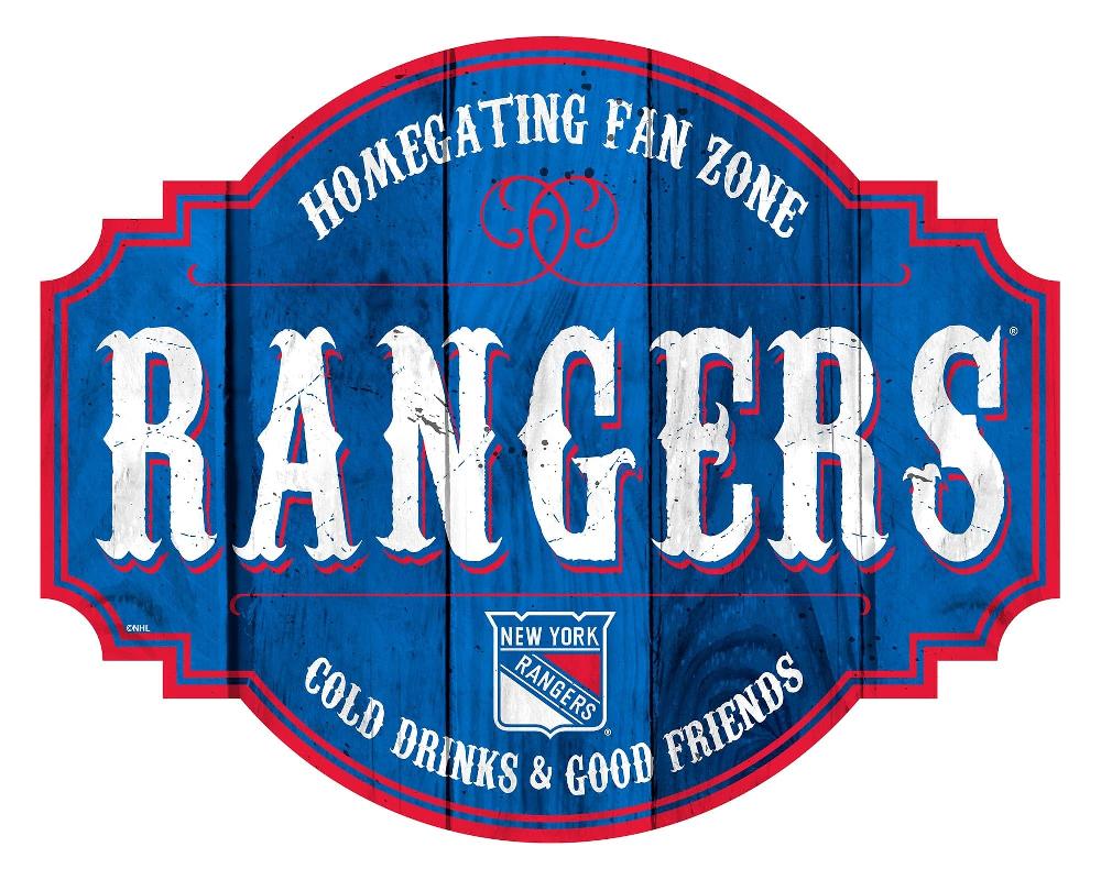fan creations New York Rangers Homegating Tavern 12in Sign
