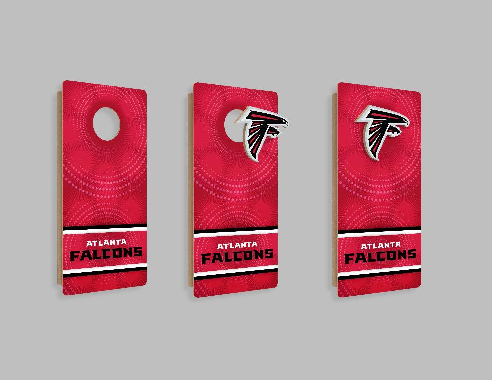 fan creations NFL Wall Art thats also Corn Hole - Atlanta Falcons