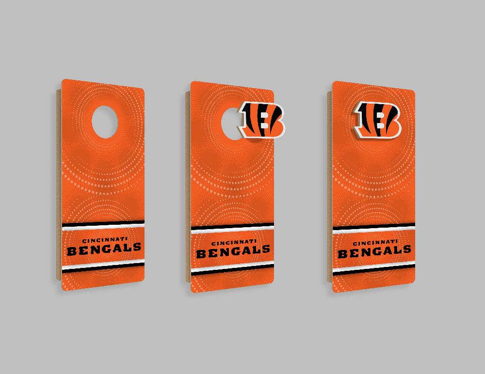 fan creations NFL Wall Art thats also Corn Hole - Cincinnati Bengals