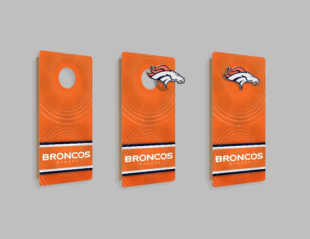 fan creations NFL Wall Art thats also Corn Hole - Denver Broncos