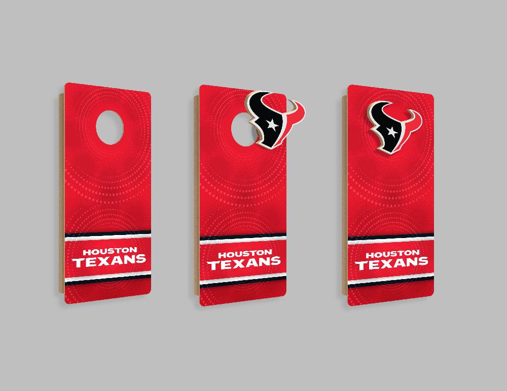 fan creations NFL Wall Art thats also Corn Hole - Houston Texans