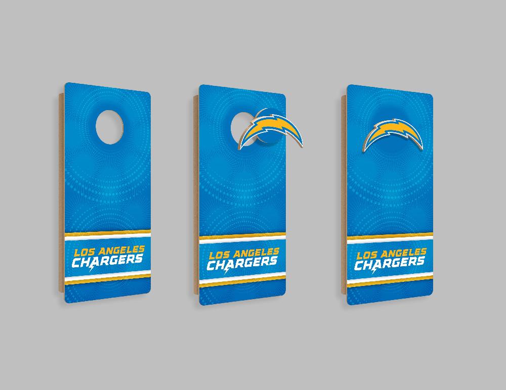 fan creations NFL Wall Art thats also Corn Hole - Los Angeles Chargers