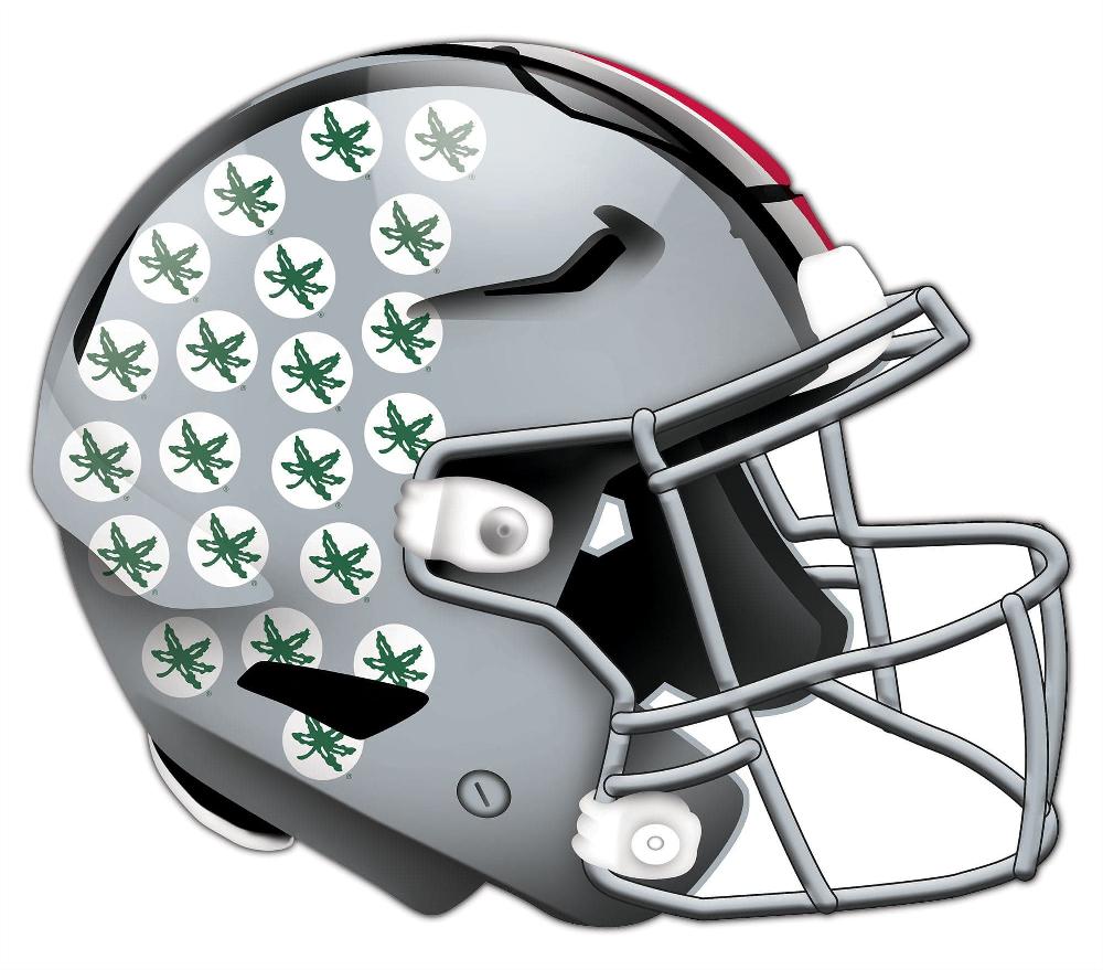 fan creations Ohio State University Helmet Cutout 24in