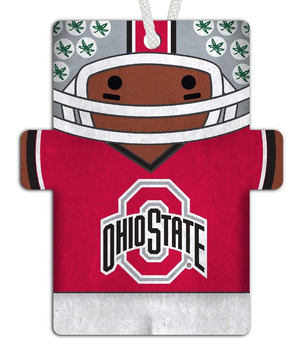 fan creations Ohio State University Player Ornament