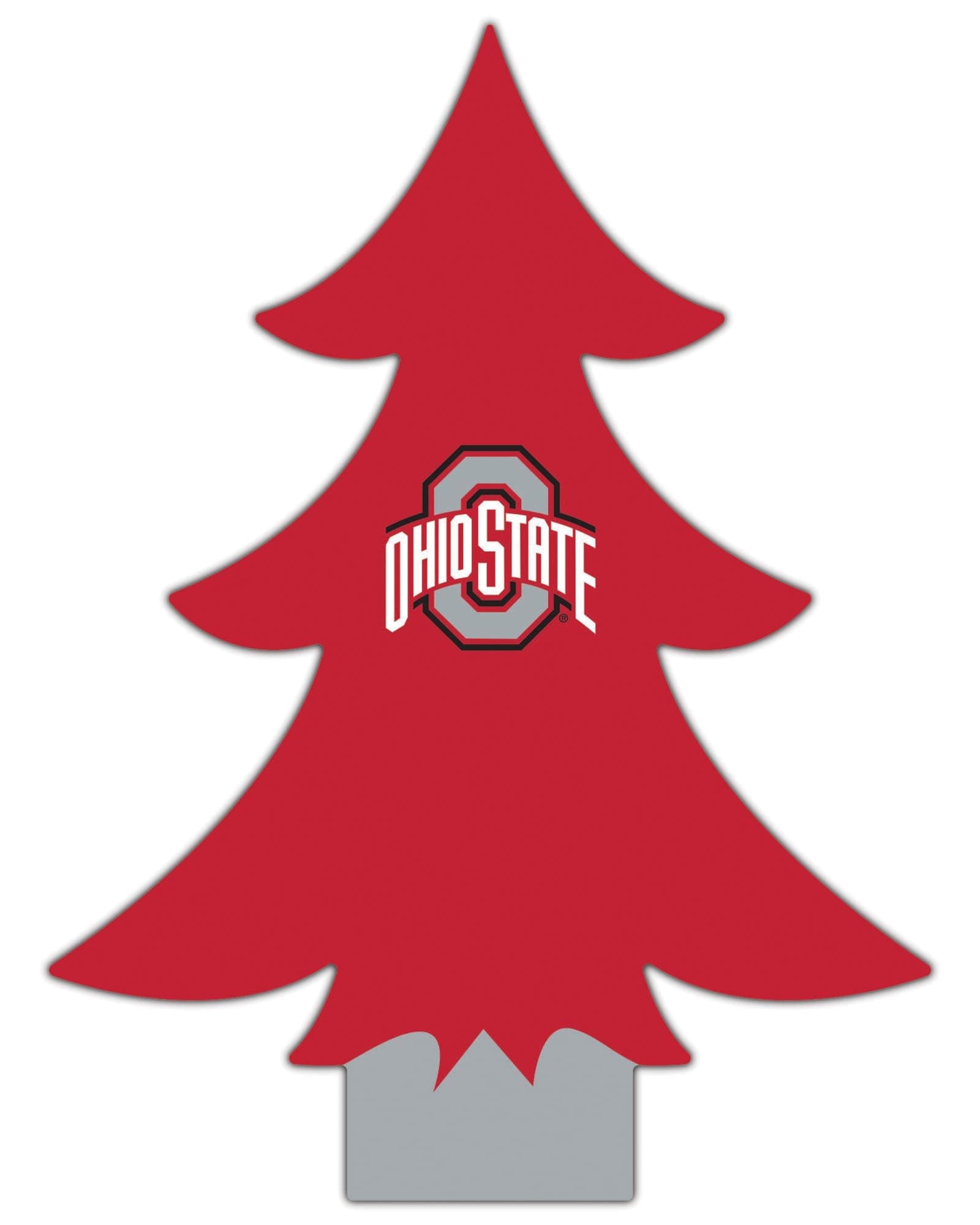 fan creations Ohio State University Team Color Desktop Tree 12in