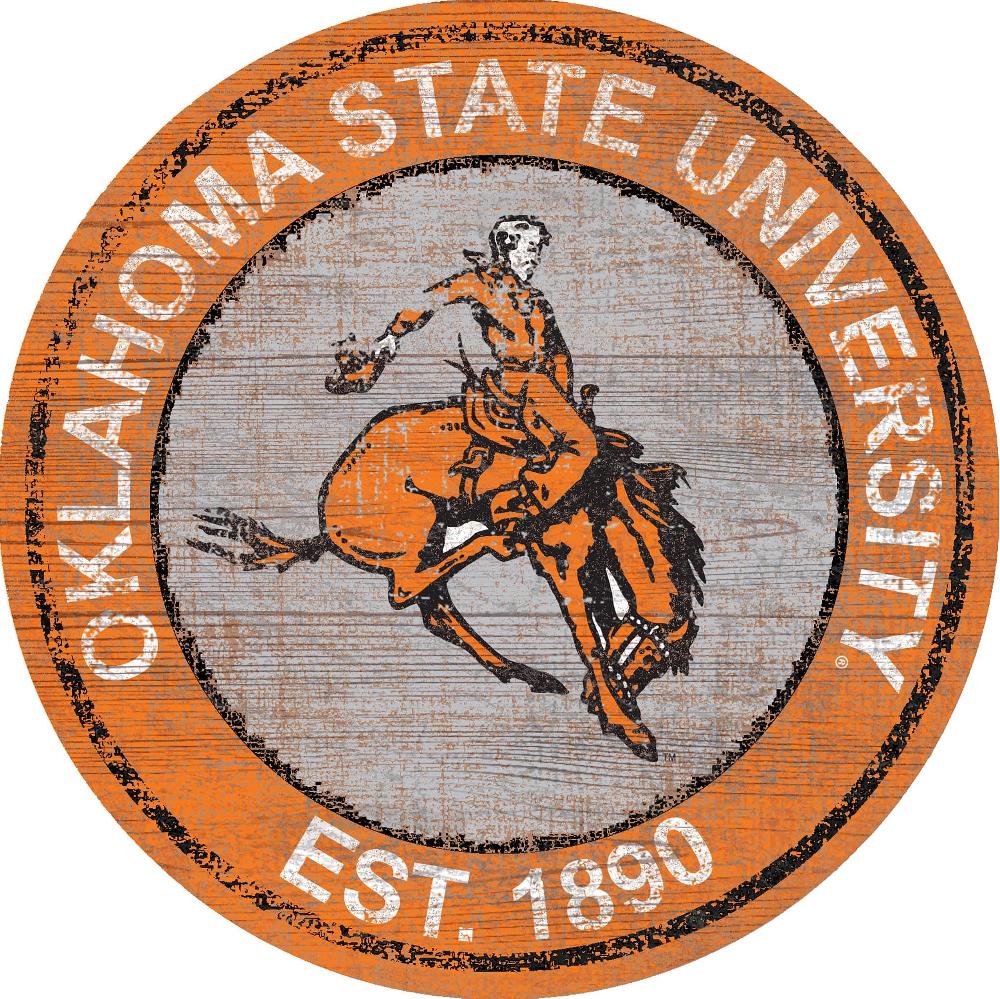 fan creations Oklahoma State Heritage Logo 24" Circle