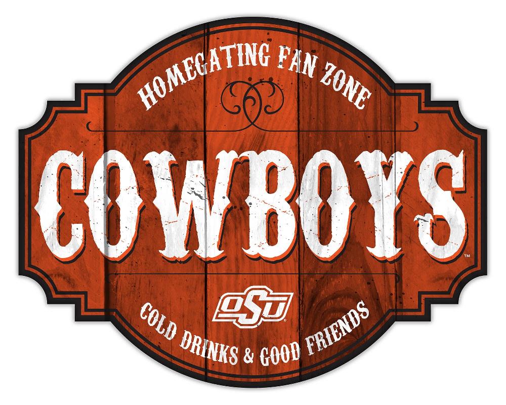 fan creations Oklahoma State Homegating Tavern 24in Sign