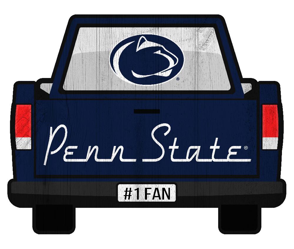 fan creations Penn State Slogan Truck Back Vintage 12in