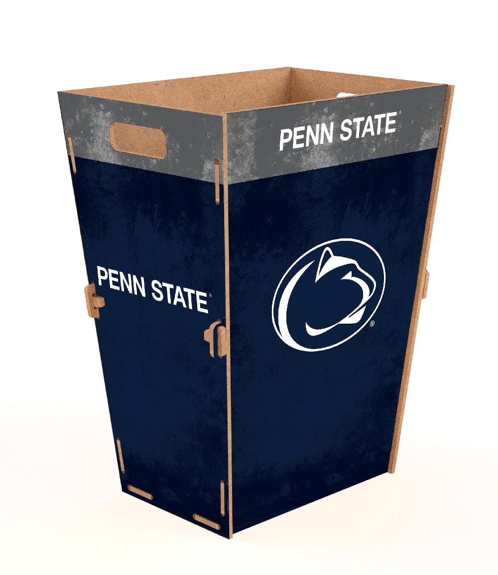 fan creations Penn State Team Color Waste Bin Small