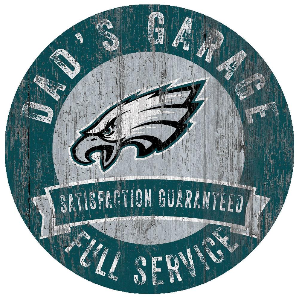 fan creations Philadelphia Eagles Dad's Garage Sign