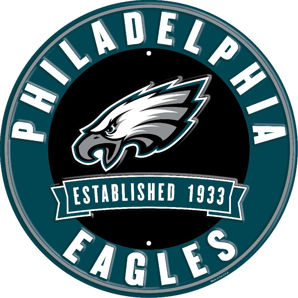 fan creations Philadelphia Eagles Metal Established Date Circle