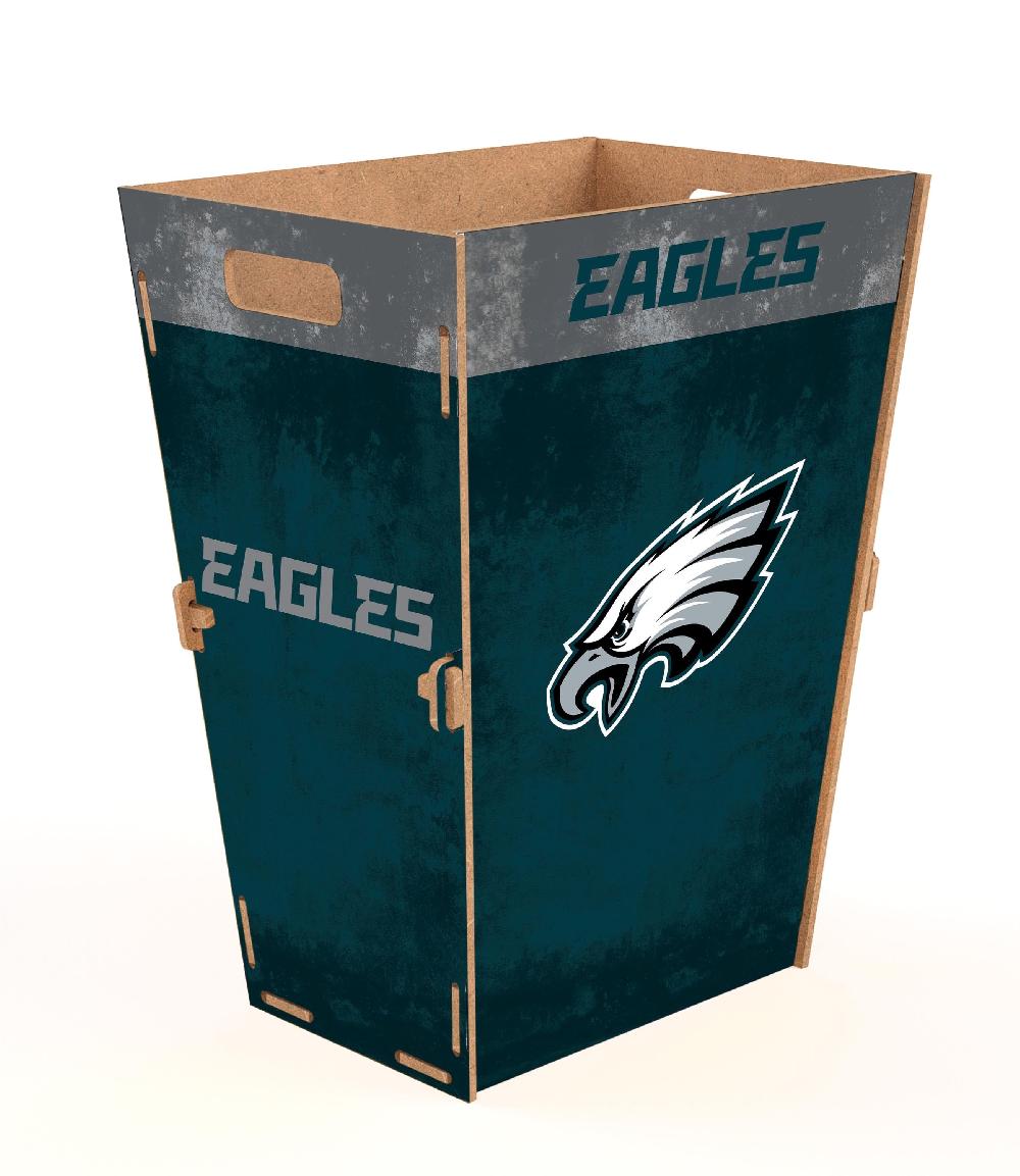 fan creations Philadelphia Eagles Team Color Waste Bin Large