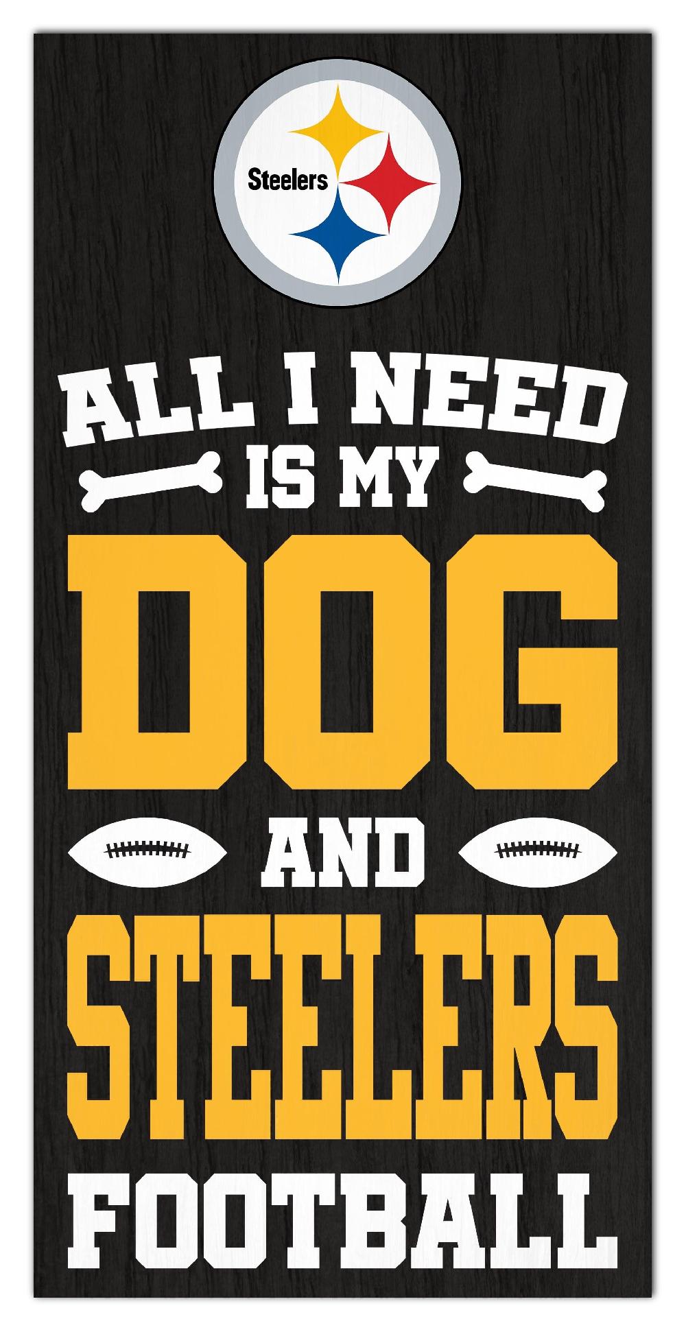 fan creations Pittsburgh Steelers All I Need Is My Dog & Football