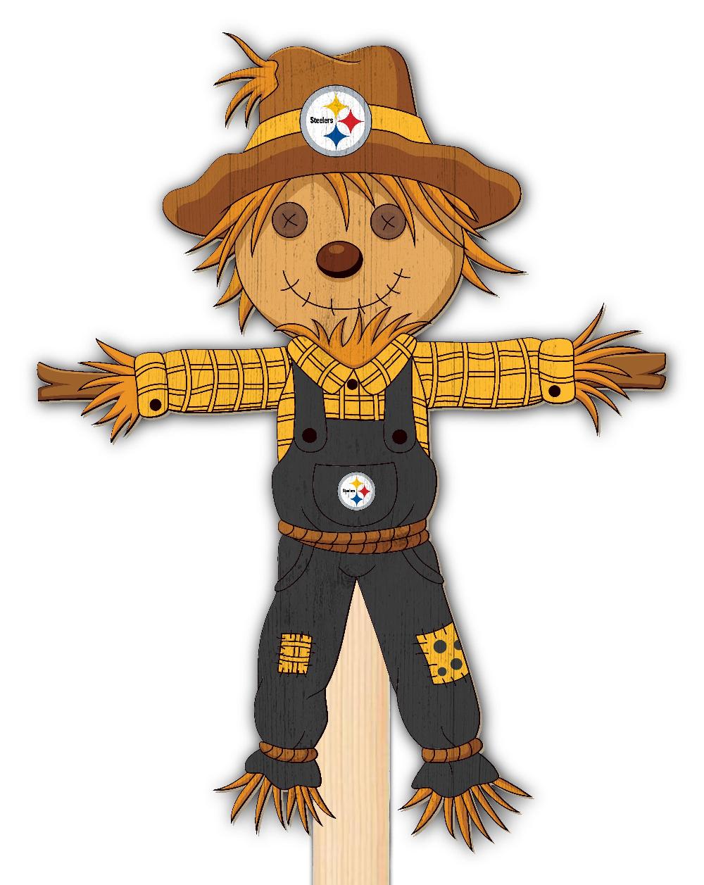 fan creations Pittsburgh Steelers Scarecrow Yard Stake