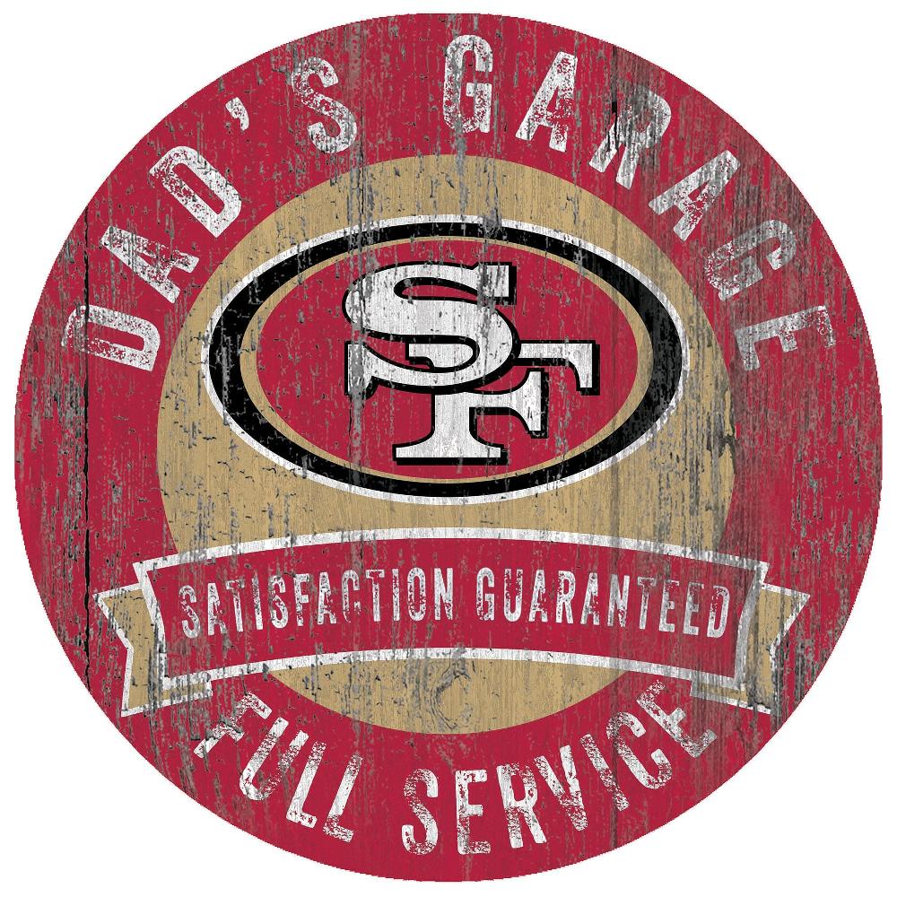 fan creations San Francisco 49ers Dad's Garage Sign