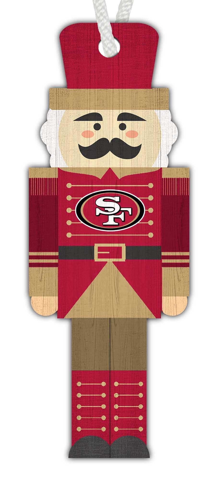 fan creations San Francisco 49ers Nutcracker Ornament