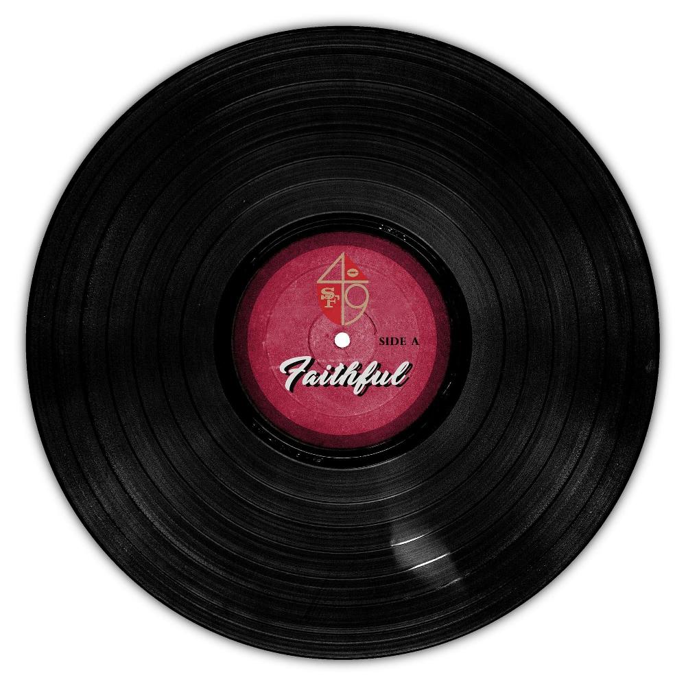 fan creations San Francisco 49ers Vinyl 12in Circle