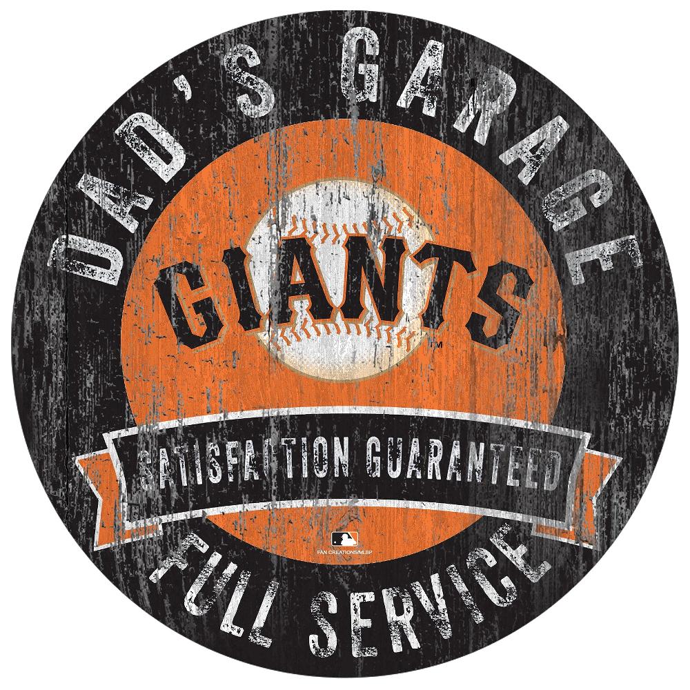 fan creations San Francisco Giants Dad's Garage Sign